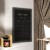 Flash Furniture HGWA-5GD-CRE8-272315-GG Canterbury 24" x 36" Rustic Gray Wall Mount Magnetic Chalkboard Sign with Eraser addl-5