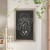 Flash Furniture HGWA-6GD-CRE8-264315-GG Canterbury 24" x 36" Weathered Wall Mount Magnetic Chalkboard Sign with Eraser addl-1