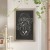 Flash Furniture HGWA-6GD-CRE8-264315-GG Canterbury 24" x 36" Weathered Wall Mount Magnetic Chalkboard Sign with Eraser addl-1