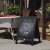 Flash Furniture HGWA-CB-3020-BLK-GG 30" x 20" Indoor/Outdoor Freestanding Black Wood A-Frame Magnetic Freestanding Chalkboard addl-1