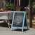 Flash Furniture HGWA-CB-3020-RBNBLU-GG 30" x 20" Indoor/Outdoor Freestanding Robin Blue Wood A-Frame Magnetic Chalkboard addl-1
