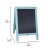 Flash Furniture HGWA-CB-3020-RBNBLU-GG Canterbury 30" x 20" Robin Blue Wooden A-Frame Magnetic Indoor/Outdoor Freestanding Double Sided Chalkboard Sign addl-4