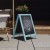 Flash Furniture HGWA-CB-3020-RBNBLU-GG Canterbury 30" x 20" Robin Blue Wooden A-Frame Magnetic Indoor/Outdoor Freestanding Double Sided Chalkboard Sign addl-5