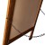 Flash Furniture HGWA-CB-4824-TORCH-GG Canterbury Torched Brown 48" x 24" Wooden A-Frame Indoor/Outdoor A-Frame Magnetic Chalkboard Sign Set addl-9