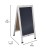 Flash Furniture HGWA-CB-4824-WHWSH-GG Canterbury Whitewashed 48" x 24" Wooden A-Frame Indoor/Outdoor A-Frame Magnetic Chalkboard Sign Set addl-4