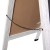 Flash Furniture HGWA-CB-4824-WHWSH-GG Canterbury Whitewashed 48" x 24" Wooden A-Frame Indoor/Outdoor A-Frame Magnetic Chalkboard Sign Set addl-9