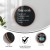 Flash Furniture HGWA-CHKCIRCLE18-BRN-GG Canterbury 18" Round Wall Mounted Magnetic Chalkboard with Eraser / Chalk, Rustic Pine Wood Frame addl-3
