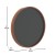 Flash Furniture HGWA-CHKCIRCLE18-BRN-GG Canterbury 18" Round Wall Mounted Magnetic Chalkboard with Eraser / Chalk, Rustic Pine Wood Frame addl-4