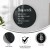 Flash Furniture HGWA-CHKCIRCLE24-BLK-GG Canterbury 24" Round Wall Mounted Magnetic Chalkboard with Eraser / Chalk, Black Wood Frame addl-3