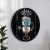 Flash Furniture HGWA-CHKCIRCLE24-BLK-GG Canterbury 24" Round Wall Mounted Magnetic Chalkboard with Eraser / Chalk, Black Wood Frame addl-5