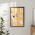 Flash Furniture HGWA-CK-20X30-BLK-GG Camden Rustic 20" x 30" Wall Mount Cork Board with Wooden Push Pins for Home, School, or Business in Black addl-1