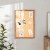 Flash Furniture HGWA-CK-20X30-BRN-GG Camden Rustic 20" x 30" Wall Mount Cork Board with Wooden Push Pins for Home, School, or Business in Torched Brown addl-1