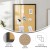 Flash Furniture HGWA-CK-24X36-BLK-GG Rustic 24" x 36" Wall Mount Cork Board with Wooden Push Pins, Black addl-3