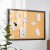 Flash Furniture HGWA-CK-24X36-BLK-GG Camden Rustic 24" x 36" Wall Mount Cork Board with Wooden Push Pins for Home, School, or Business in Black addl-5