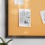 Flash Furniture HGWA-CK-24X36-BLK-GG Rustic 24" x 36" Wall Mount Cork Board with Wooden Push Pins, Black addl-6