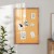 Flash Furniture HGWA-CK-24X36-BRN-GG Rustic 24" x 36" Wall Mount Cork Board with Wooden Push Pins, Torched Brown addl-1