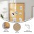 Flash Furniture HGWA-CK-24X36-BRN-GG Rustic 24" x 36" Wall Mount Cork Board with Wooden Push Pins, Torched Brown addl-3