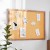 Flash Furniture HGWA-CK-24X36-BRN-GG Camden Rustic 24" x 36" Wall Mount Cork Board with Wooden Push Pins for Home, School, or Business in Torched Brown addl-5