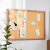 Flash Furniture HGWA-CK-24X36-BRN-GG Rustic 24" x 36" Wall Mount Cork Board with Wooden Push Pins, Torched Brown addl-5