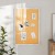 Flash Furniture HGWA-CK-24X36-WHTWSH-GG Camden Rustic 24" x 36" Wall Mount Cork Board with Wooden Push Pins for Home, School, or Business in Whitewashed addl-1