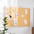 Flash Furniture HGWA-CK-24X36-WHTWSH-GG Camden Rustic 24" x 36" Wall Mount Cork Board with Wooden Push Pins for Home, School, or Business in Whitewashed addl-5