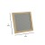 Flash Furniture HGWA-FB10-WEATH-GG 10" x 10" Felt Wood Frame Letter Board with 389 Pieces, Weathered Wood/Gray Felt addl-4
