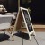 Flash Furniture HGWA-GDI-CRE8-454315-GG 40" x 20" White Wood A-Frame Indoor/Outdoor Freestanding Magnetic Chalkboard addl-5
