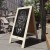 Flash Furniture HGWA-GDI-CRE8-454315-GG 40" x 20" White Wood A-Frame Indoor/Outdoor Freestanding Magnetic Chalkboard addl-6