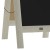 Flash Furniture HGWA-GDI-CRE8-454315-GG Canterbury 40" x 20" White Wooden A-Frame Magnetic Indoor/Outdoor Freestanding Double Sided Chalkboard Sign addl-8