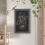 Flash Furniture HGWA-GDI-CRE8-552315-GG Canterbury 20" x 30" Rustic Gray Wall Mount Magnetic Chalkboard Sign with Eraser addl-1