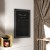 Flash Furniture HGWA-GDI-CRE8-552315-GG Canterbury 20" x 30" Rustic Gray Wall Mount Magnetic Chalkboard Sign with Eraser addl-5