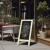 Flash Furniture HGWA-GDI-CRE8-554315-GG 40" x 20" Green Wood A-Frame Indoor/Outdoor Freestanding Magnetic Chalkboard addl-1
