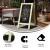 Flash Furniture HGWA-GDI-CRE8-554315-GG 40" x 20" Green Wood A-Frame Indoor/Outdoor Freestanding Magnetic Chalkboard addl-3