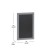 Flash Furniture HGWA-GDIS-CRE8-062315-GG Canterbury 18" x 24" Rustic Gray Wall Mount Magnetic Chalkboard Sign with Eraser addl-4