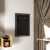 Flash Furniture HGWA-GDIS-CRE8-062315-GG Canterbury 18" x 24" Rustic Gray Wall Mount Magnetic Chalkboard Sign with Eraser addl-5