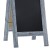 Flash Furniture HGWA-GDIS-CRE8-242315-GG Canterbury 40" x 20" Blue Wooden A-Frame Magnetic Indoor/Outdoor Freestanding Double Sided Chalkboard Sign addl-8