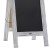 Flash Furniture HGWA-GDIS-CRE8-342315-GG Canterbury 40" x 20" Whitewashed Wooden A-Frame Magnetic Indoor/Outdoor Freestanding Double Sided Chalkboard Sign addl-8