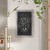 Flash Furniture HGWA-GDIS-CRE8-362315-GG Canterbury 20" x 30" Whitewashed Wall Mount Magnetic Chalkboard Sign with Eraser addl-1