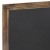 Flash Furniture HGWA-GDIS-CRE8-462315-GG Canterbury 20" x 30" Torched Wood Wall Mount Magnetic Chalkboard Sign with Eraser addl-8