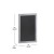 Flash Furniture HGWA-GDIS-CRE8-752315-GG Canterbury 18" x 24" Whitewashed Wall Mount Magnetic Chalkboard Sign with Eraser addl-4