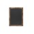 Flash Furniture HGWA-GDIS-CRE8-852315-GG Canterbury 18" x 24" Torched Wood Wall Mount Magnetic Chalkboard Sign with Eraser addl-10