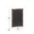 Flash Furniture HGWA-GDIS-CRE8-852315-GG Canterbury 18" x 24" Torched Wood Wall Mount Magnetic Chalkboard Sign with Eraser addl-4