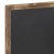 Flash Furniture HGWA-GDIS-CRE8-852315-GG Canterbury 18" x 24" Torched Wood Wall Mount Magnetic Chalkboard Sign with Eraser addl-8