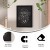 Flash Furniture HGWA-GDIS-CRE8-952315-GG Canterbury 18" x 24" Black Wall Mount Magnetic Chalkboard Sign with Eraser addl-3