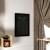 Flash Furniture HGWA-GDIS-CRE8-952315-GG Canterbury 18" x 24" Black Wall Mount Magnetic Chalkboard Sign with Eraser addl-5