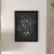 Flash Furniture HGWA-GDIS-CRE8-952315-GG Canterbury 18" x 24" Black Wall Mount Magnetic Chalkboard Sign with Eraser addl-6