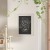 Flash Furniture HGWA-GDIS-CRE8-954315-GG Canterbury 18" x 24" White Wall Mount Magnetic Chalkboard Sign with Eraser addl-1