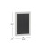 Flash Furniture HGWA-GDIS-CRE8-954315-GG Canterbury 18" x 24" White Wall Mount Magnetic Chalkboard Sign with Eraser addl-4