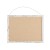 Flash Furniture HGWA-LINEN-18X24-WHTWSH-GG Rustic Wall Mount Whitewashed Linen Board with Wood Push Pins, 18" x 24"  addl-10