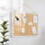Flash Furniture HGWA-LINEN-18X24-WHTWSH-GG Rustic Wall Mount Whitewashed Linen Board with Wood Push Pins, 18" x 24"  addl-1